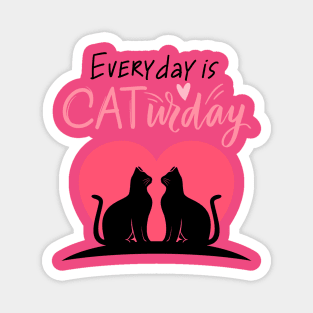 Everyday is Caturday Magnet