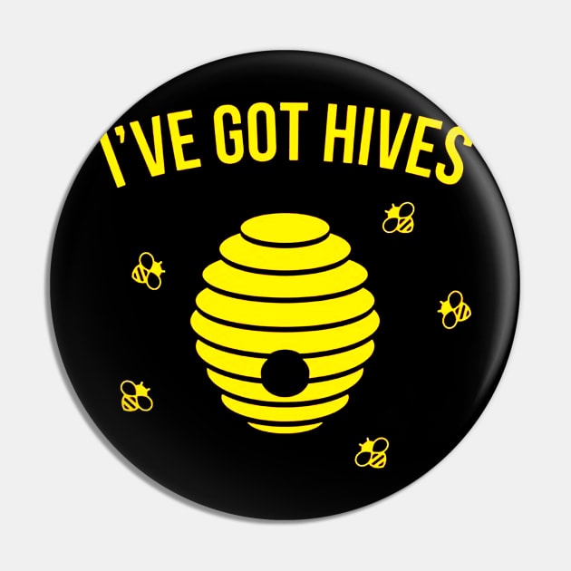 Funny Beekeeping Pin by bakubakoh