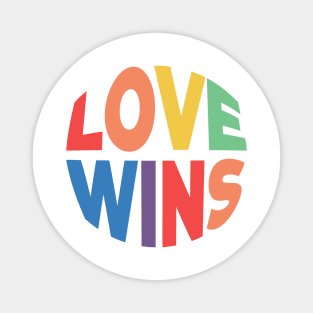 Love Wins LGBTQ Magnet