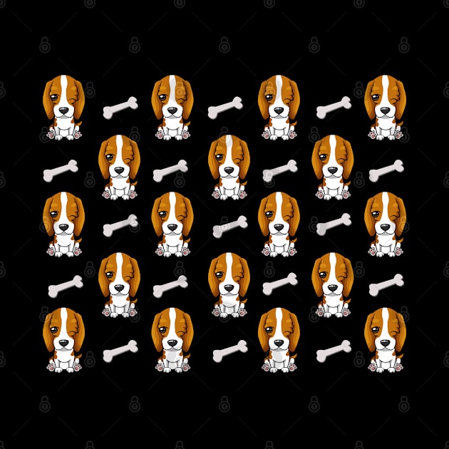 Funny dog wth bone pattern by afmr.2007@gmail.com