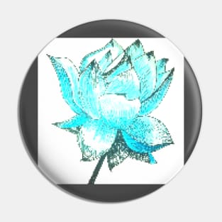 A picture of a flower Pin