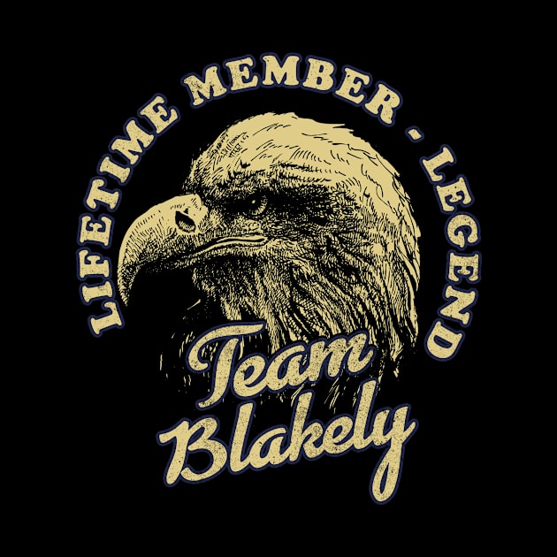 Blakely Name - Lifetime Member Legend - Eagle by Stacy Peters Art