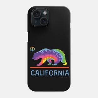 Tie Dyed California Bear Phone Case