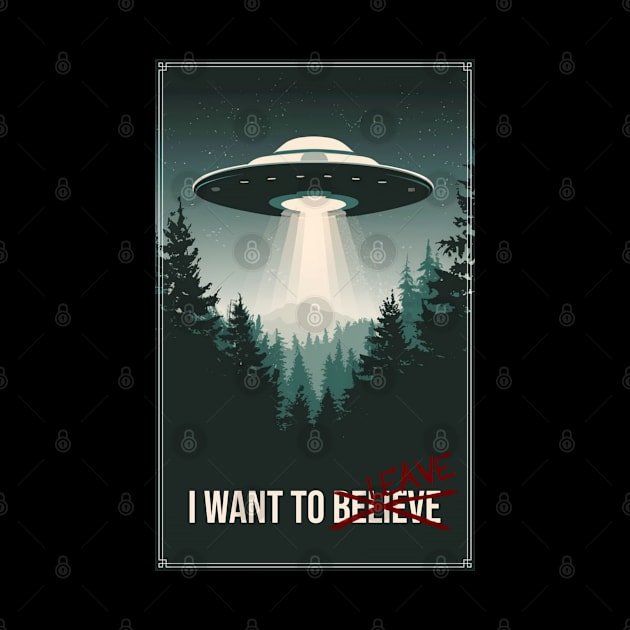 I WANT TO BE - LEAVE by INLE Designs