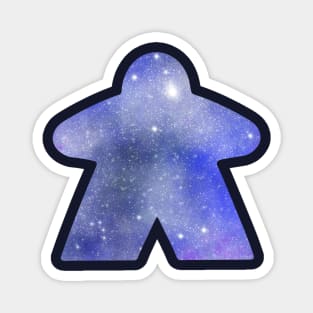 Blue Space Star Meeple | Board Game Fan Magnet