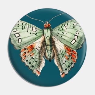 Green Butterfly Pin