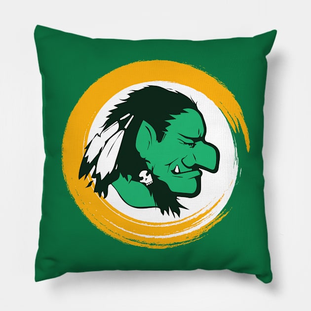 Greenskins Pillow by KarlderTolle