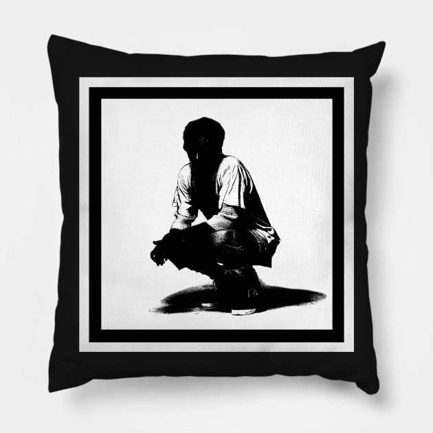 Crouching Tee Pillow by Nick de la Hoyde