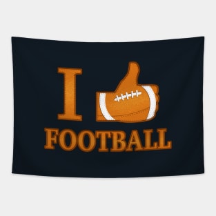 I Like Football Tapestry