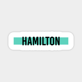 Lewis Hamilton Driver Name - 2022 Season #4 Magnet