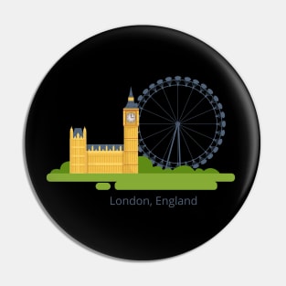 I Love London Pin