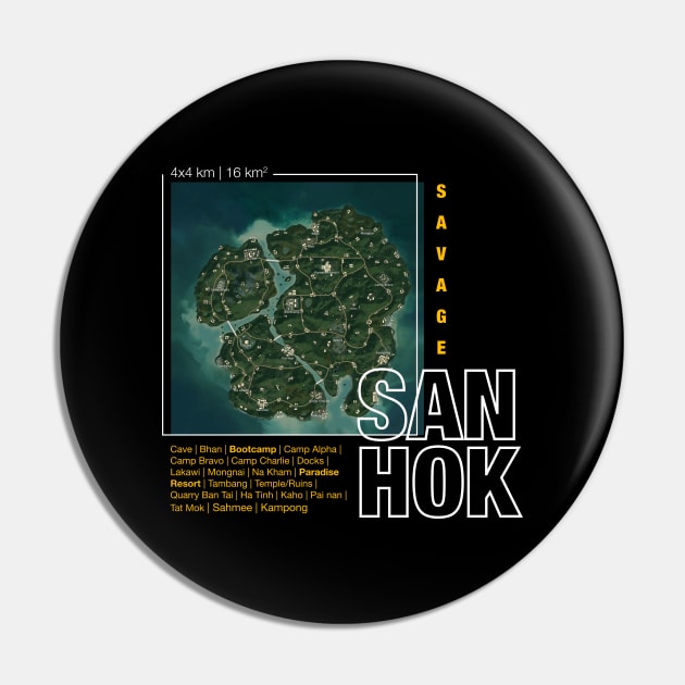 Sanhok Map Pin by happymonday