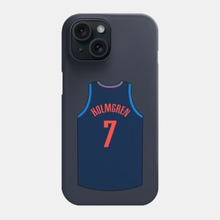 Chet Holmgren Oklahoma City Jersey Qiangy Phone Case