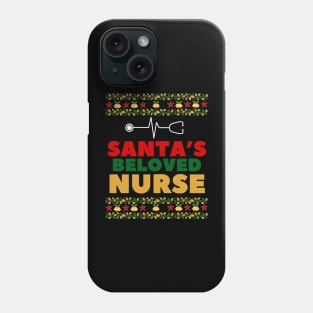 Santas Beloved Nurse Phone Case