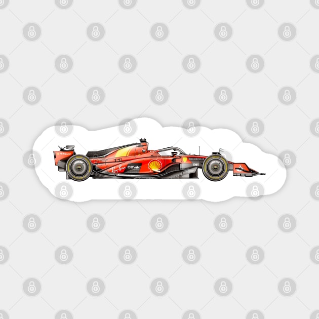 Ferrari 2023 Monza Magnet by F1LEAD