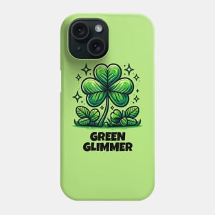 EMERALD KISSES: DELICATE DANCE OF THE IRISH SHAMROCK Phone Case