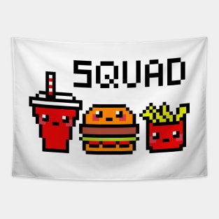 Cute squad pixel art Tapestry