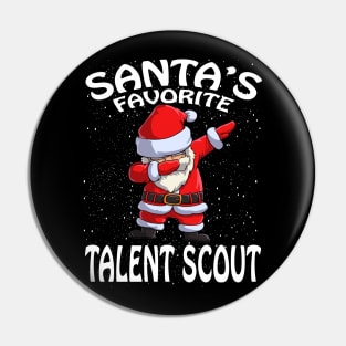 Santas Favorite Talent Scout Christmas Pin