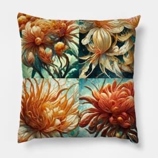 Beautiful Chrysanthemum flowers Pillow