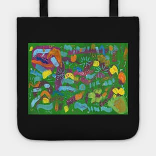 Wild Flowers In An English Meadow Tote