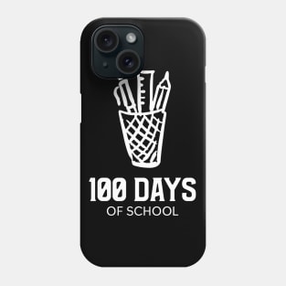 100 days of school Phone Case