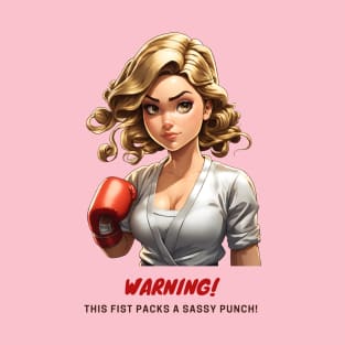 Sassy Punch Female Fighter T-Shirt