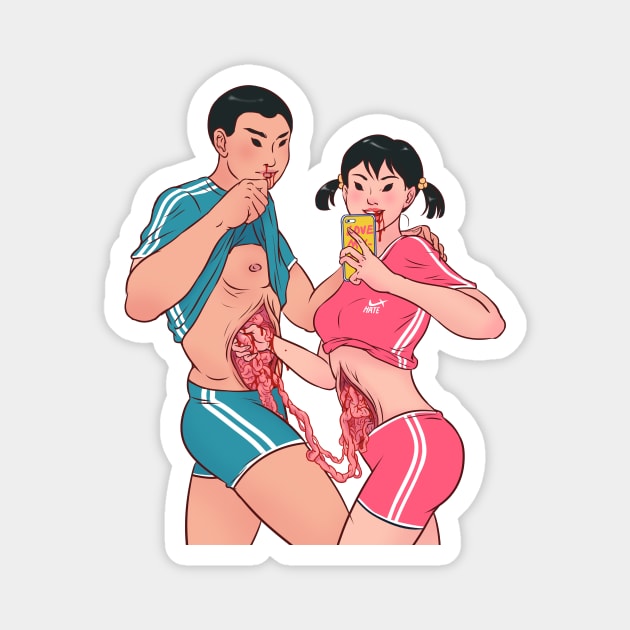 Fitness Cult Magnet by Tungningcheung