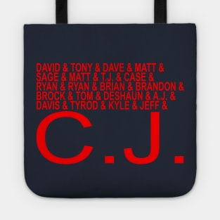 Texans Quarterbacks with CJ Stroud Tote