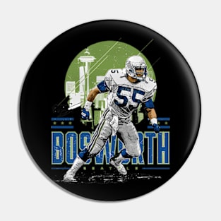 Brian Bosworth Seattle Skyline Pin