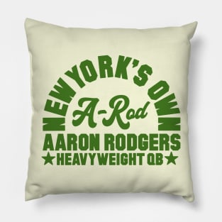 New York's Own Aaron Rodgers (White) Pillow