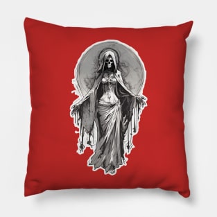 Santa Muerte 01 Pillow