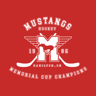 Mustangs Hockey - Memorial Cup Champions (white) T-Shirt