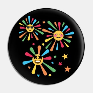 Emoji Burst Pin