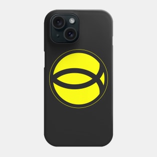 The Yellow Ichthys v2 Phone Case