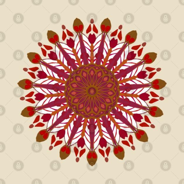 Autumn sensations Mandala by Adele