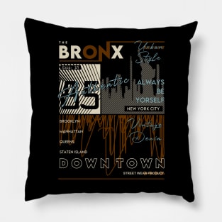 The Vintage Bronx Urban Style Pillow