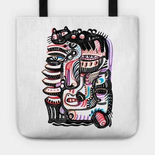 modern face Tote