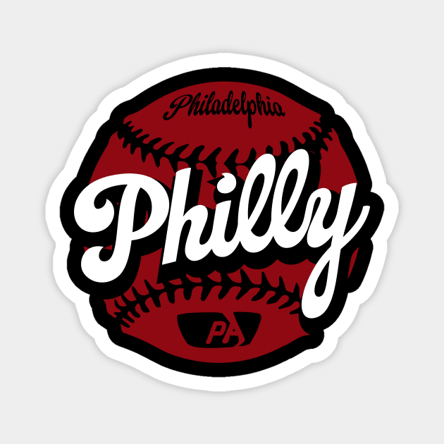 Philly Baseball Magnet by Throwzack