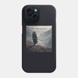 Walk your own path Phone Case