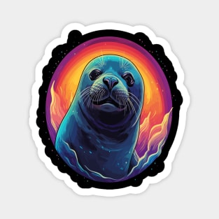 Harp Seal Smiling Magnet