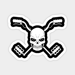 Bicycle skull Magnet