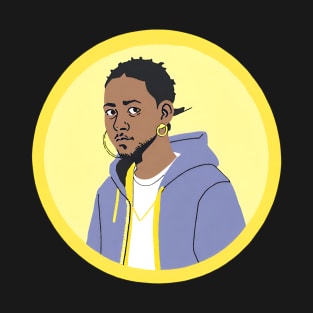 Kendrick Lamar in anime style T-Shirt