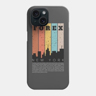 Forex New York Skyline Phone Case