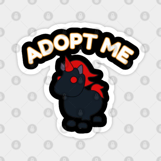 Roblox Adopt Me Pet Evil Unicorn Roblox Aimant Teepublic Fr - unicorn adopt me cute roblox girl