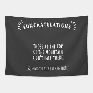 Congratulations for your Accomplishment Tapestry