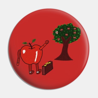 Apple Design Tree Pin