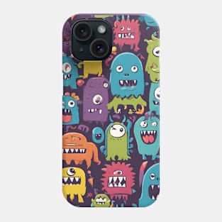 Cute Monster Cartoons Phone Case