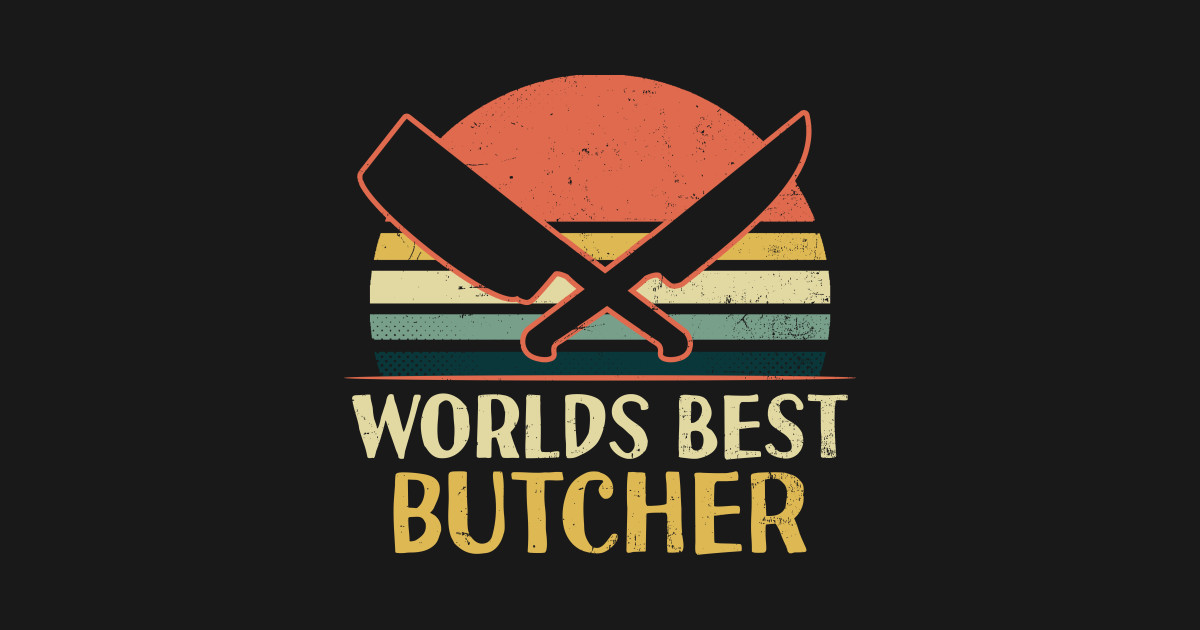 Butcher Knife Shirt | Vintage Sunset Best Gift - Butcher Knife - Notizblöck | TeePublic DE