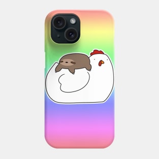 Little Sloth and Chicken Phone Case