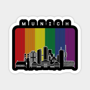 Munich LGBT Rainbow Flag Magnet